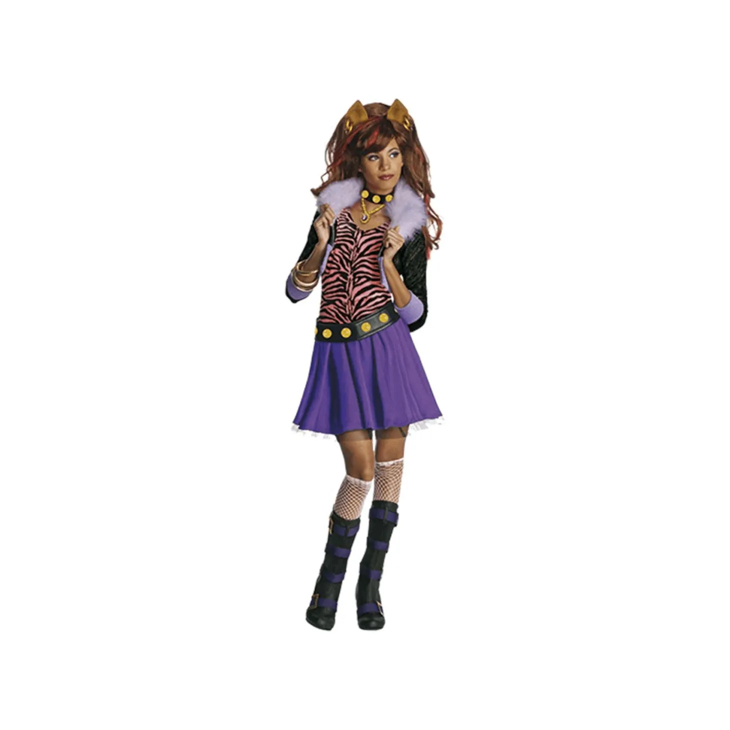 Monster High Disfraz Clawdeen Wolf Talla 3 a 4 años.
