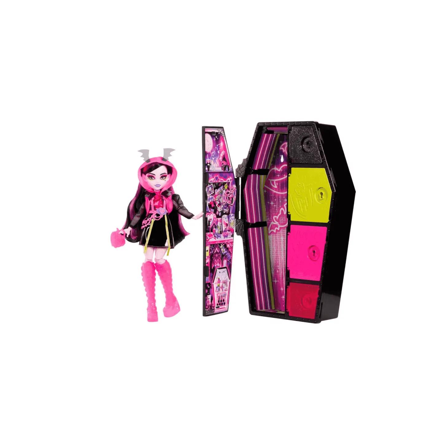 Monster High Draculaura Skulltimate Secrets Neon Frights