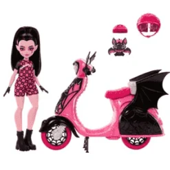 Monster High Draculaura con Scooter Vamptástico