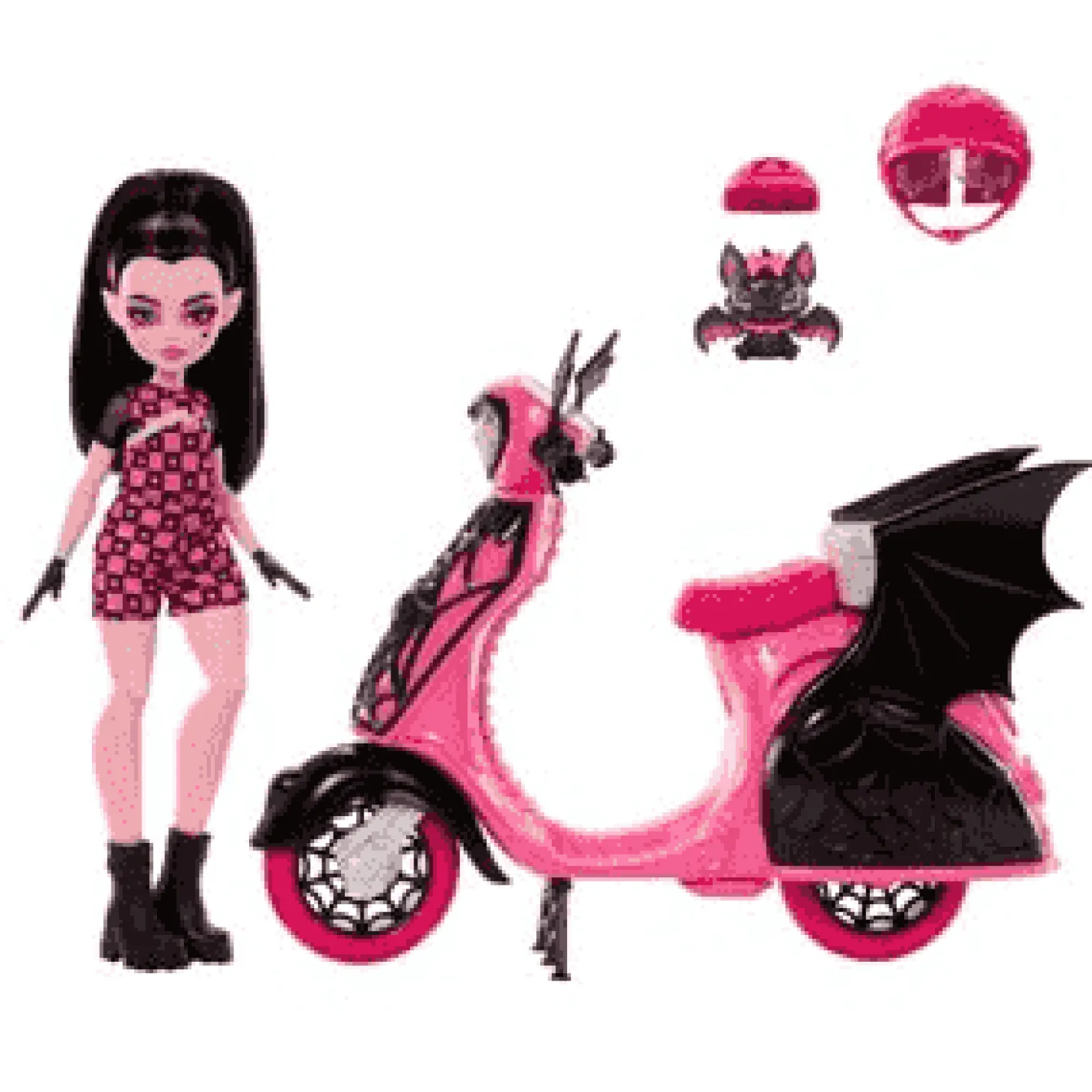 Monster High Draculaura con Scooter Vamptástico