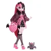 Monster High Draculaura Muñeca articulada con mascota y accesorios de moda