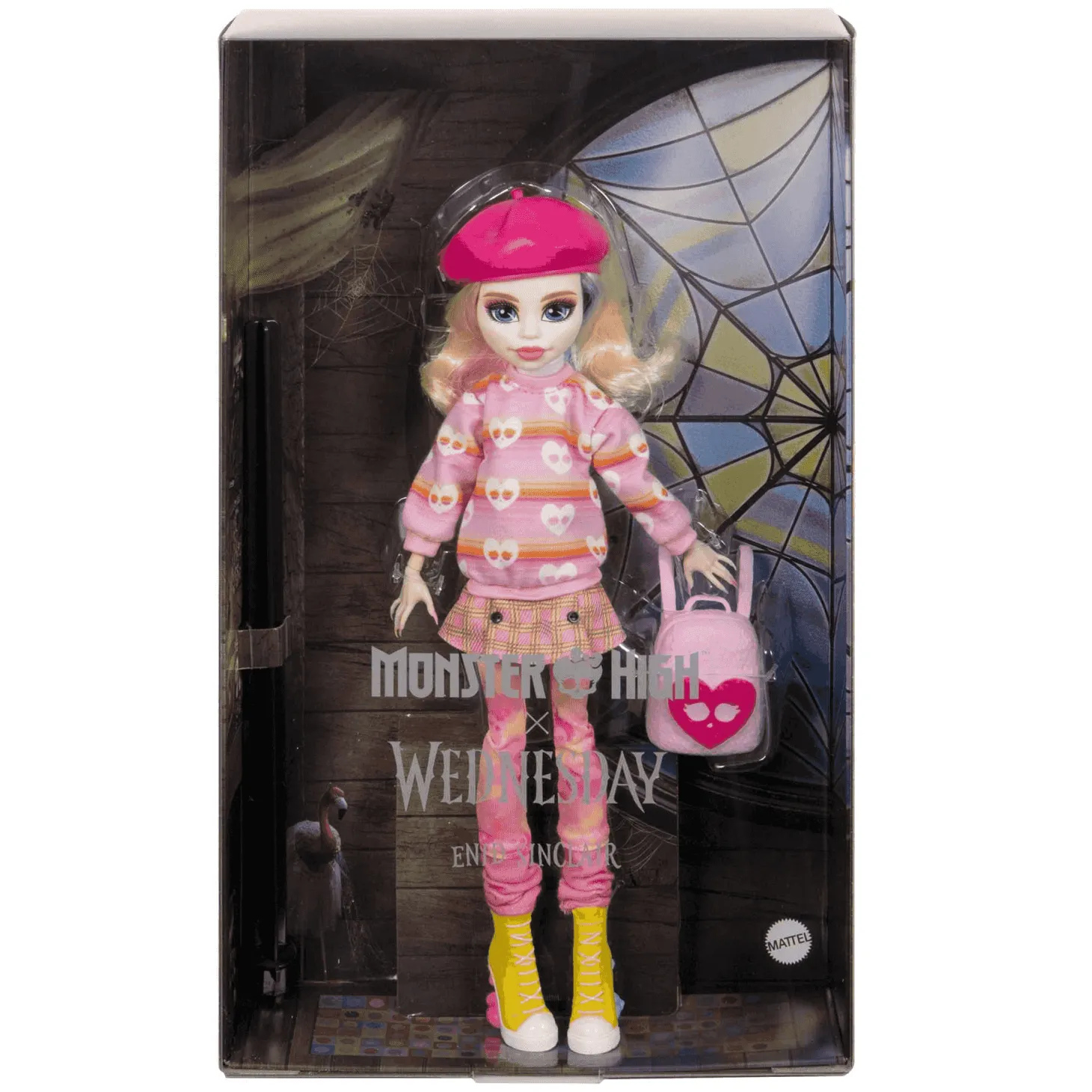 Monster High Muñeca Coleccionable Enid Sinclair de Monster High x Miércoles