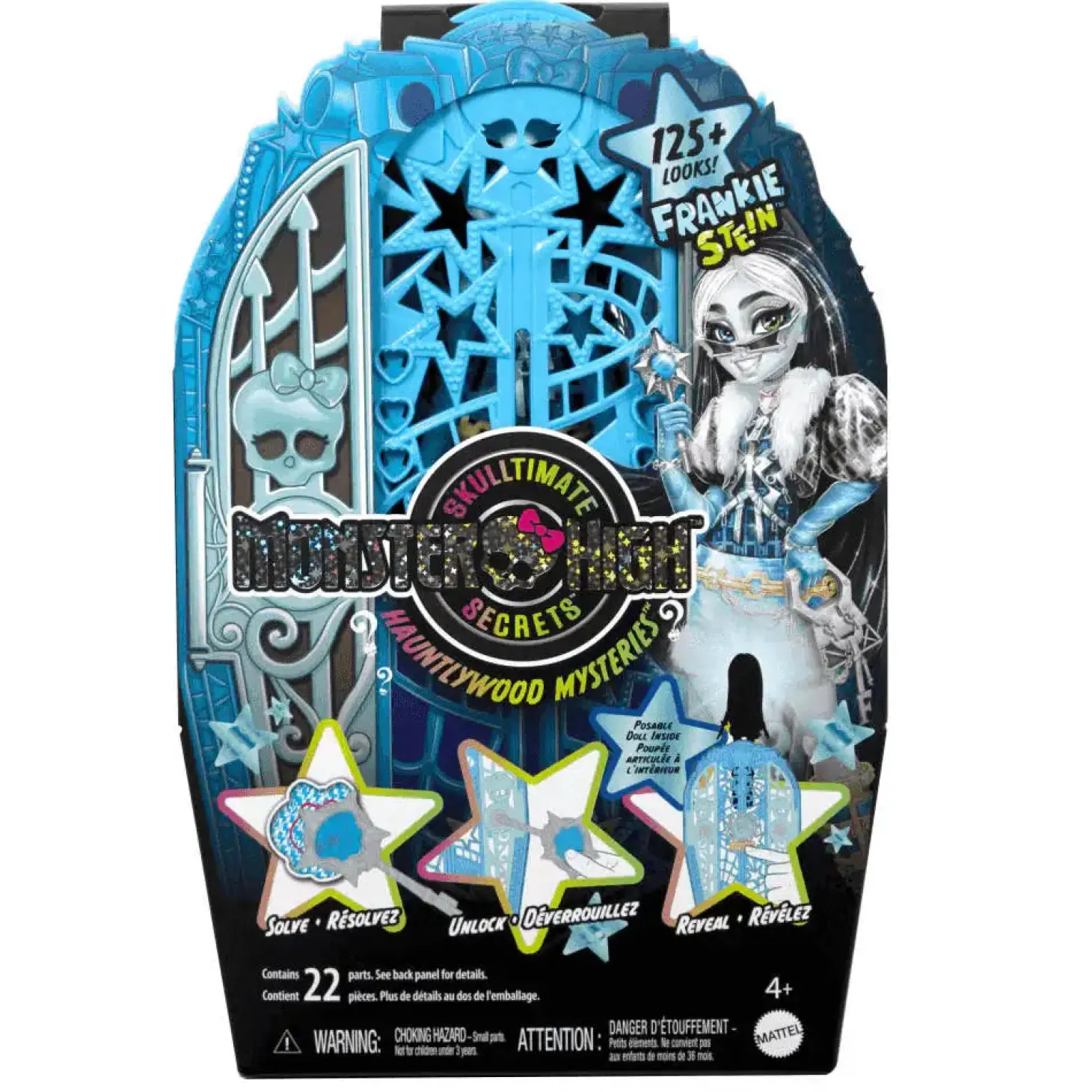 Monster High Skulltimate Secrets Hauntlywood – Frankie Stein con armario y 19+ sorpresas