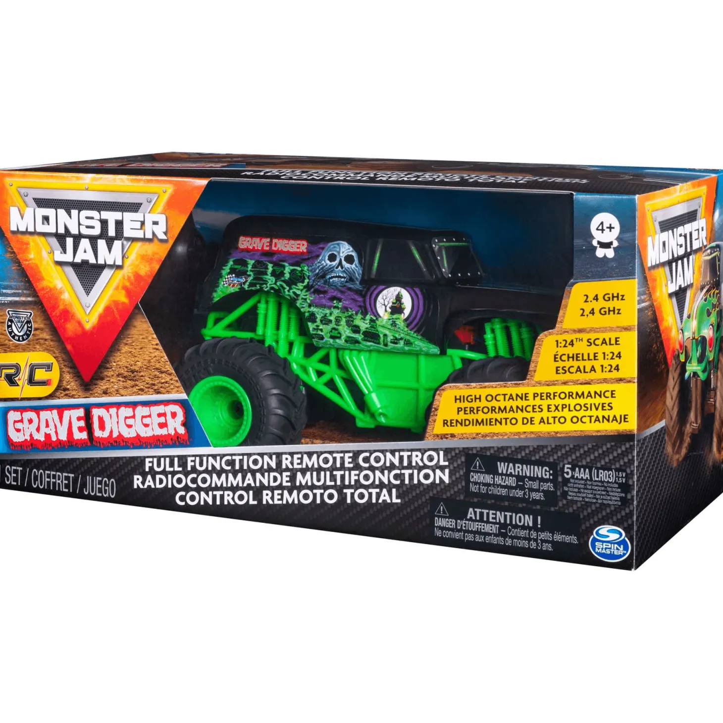 Monster Jam Grave Digger Rc 1:24