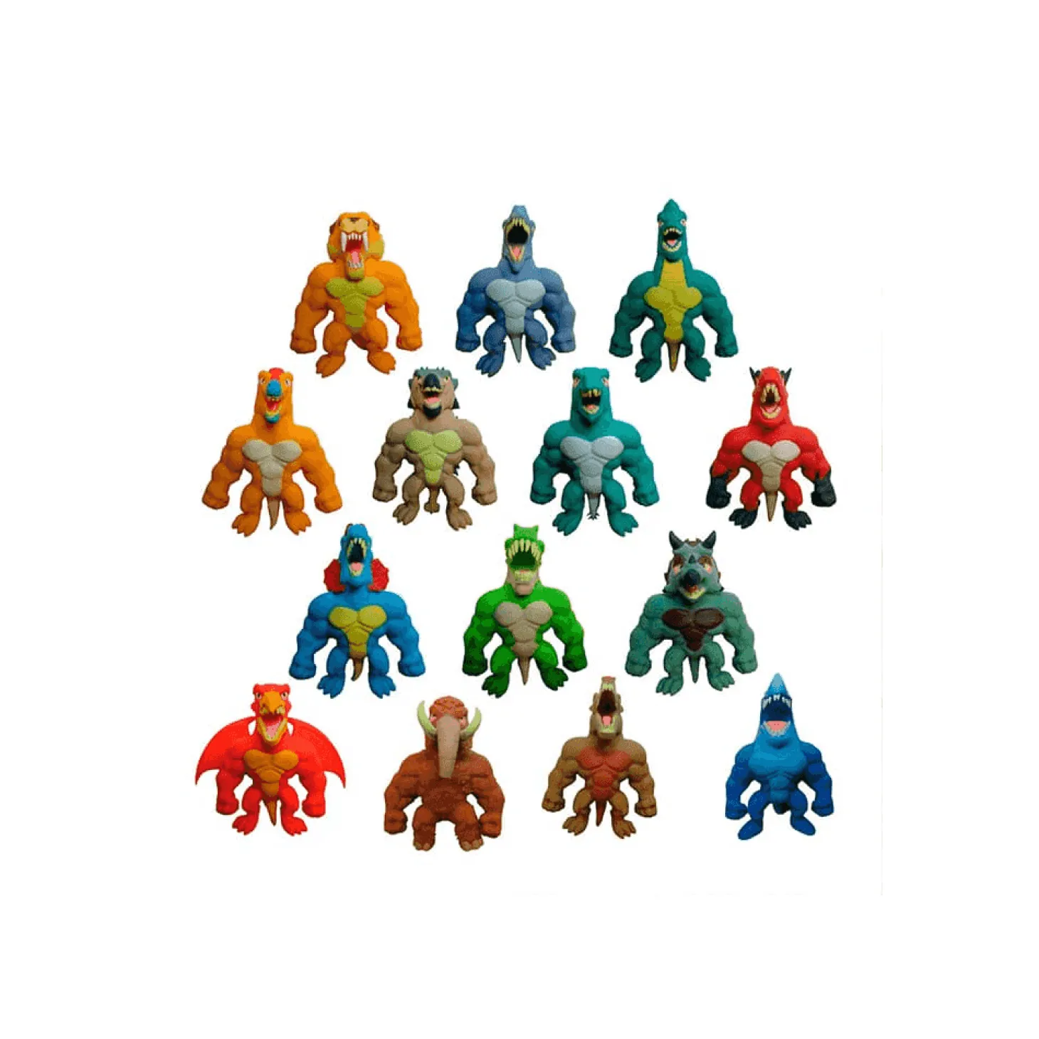 Monsterflex Dino - Figuras Elásticas de Dinosaurios