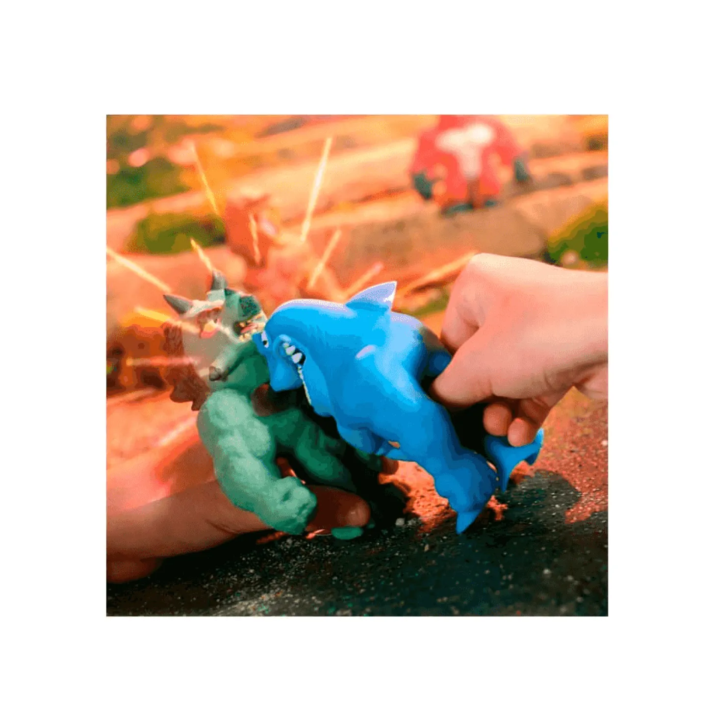 Monsterflex Dino - Figuras Elásticas de Dinosaurios