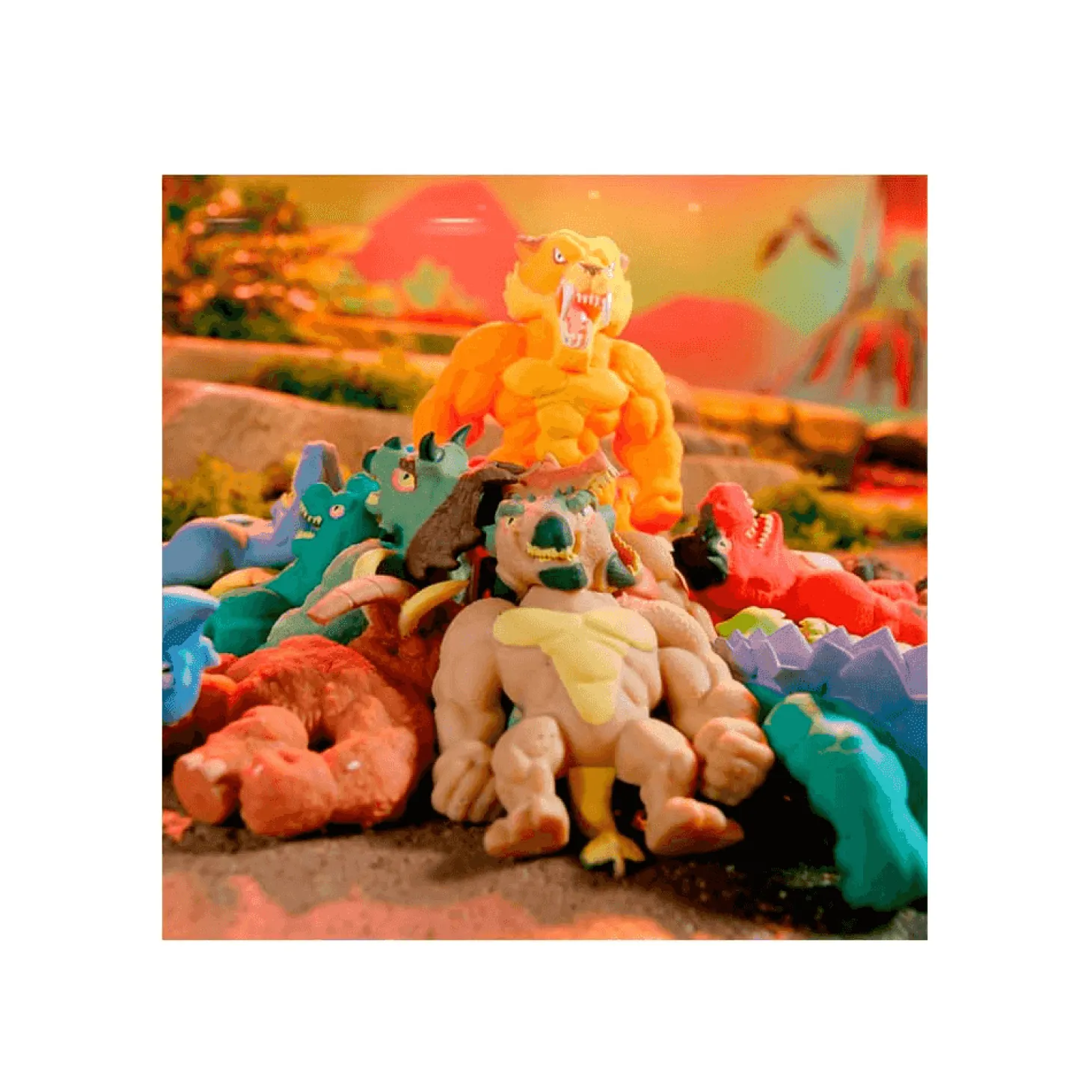 Monsterflex Dino - Figuras Elásticas de Dinosaurios