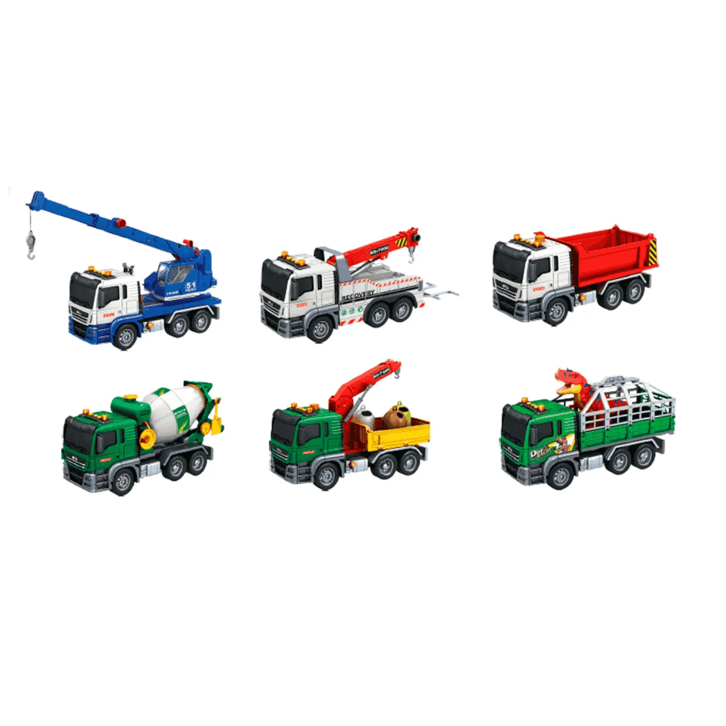 Motor Planet Camión Transporte – Vehículo de fricción con luces y sonidos (3+)