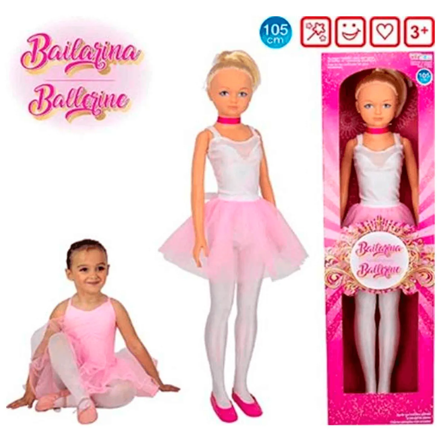 Muñeca Bailarina 105 cm