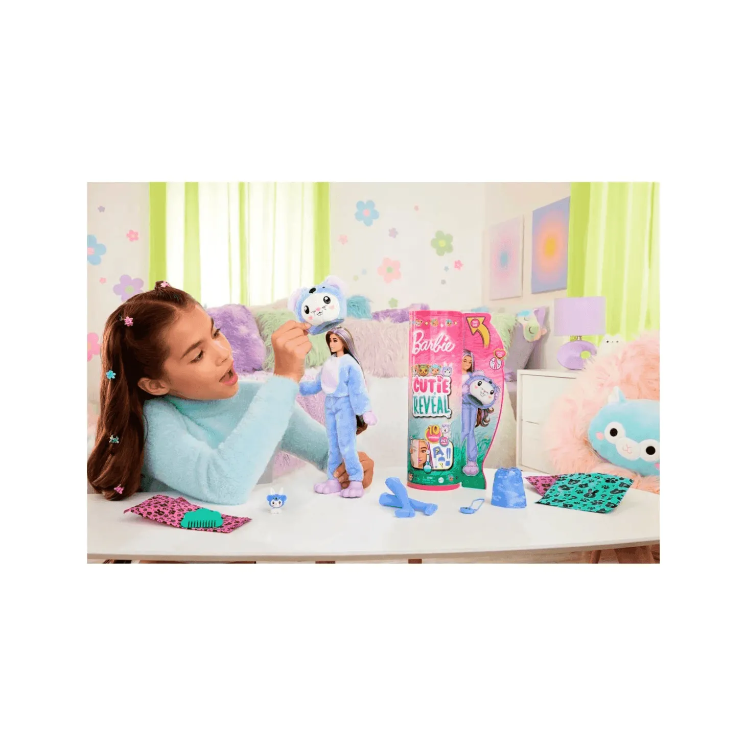 Muñeca Barbie Cutie Reveal Disfraces Conejo-Koala Mattel
