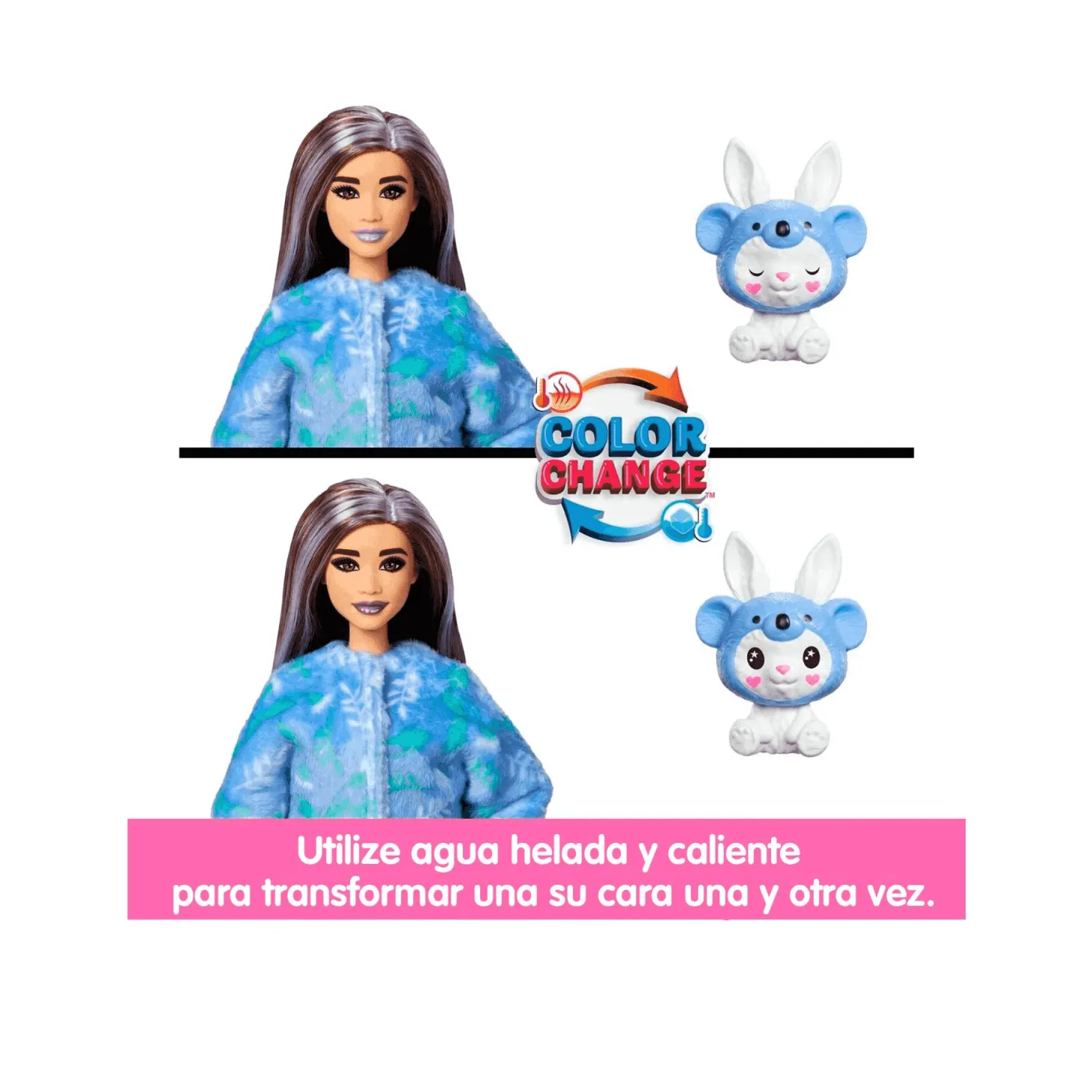 Muñeca Barbie Cutie Reveal Disfraces Conejo-Koala Mattel