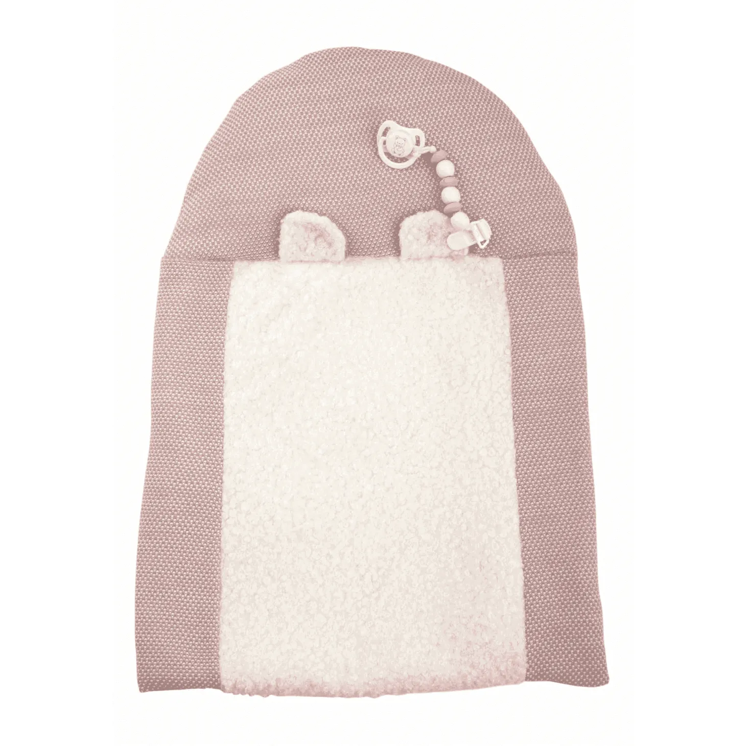 Muñeca Bebé Reborn Gadea rosa con manta