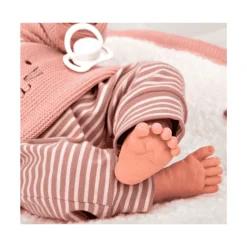 Muñeca Elegance 40 Cm Andie Rosa con manta y peso