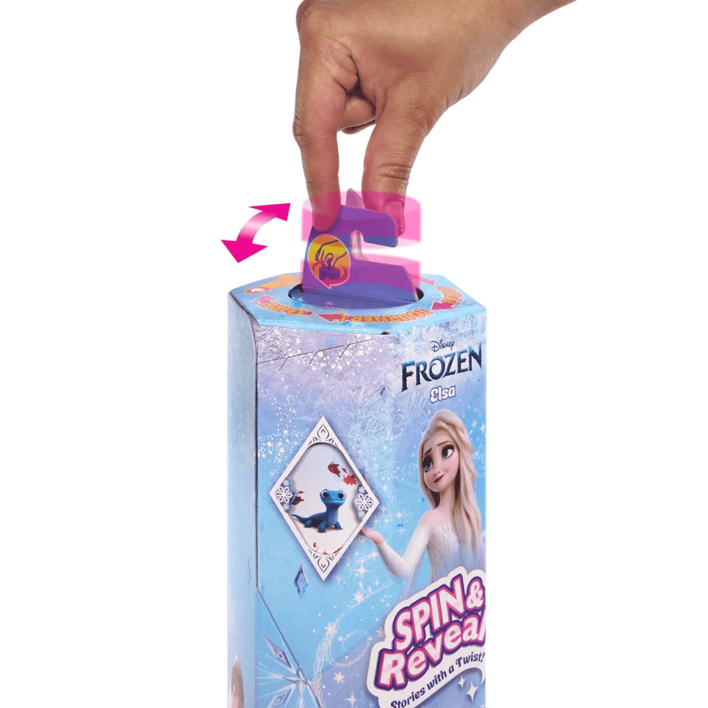 Muñeca Elsa Spin & Reveal de Frozen - ¡Descubre la Magia con Cada Giro!