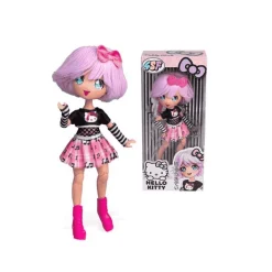 Muñeca Hello Kitty Manga Teddy Rock – Estilo Kawaii Rockero