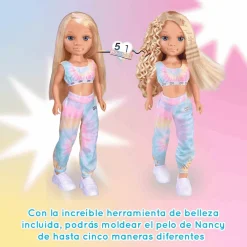 Muñeca Nancy Air Styler con Herramientas de Peinado - Edición Creativa