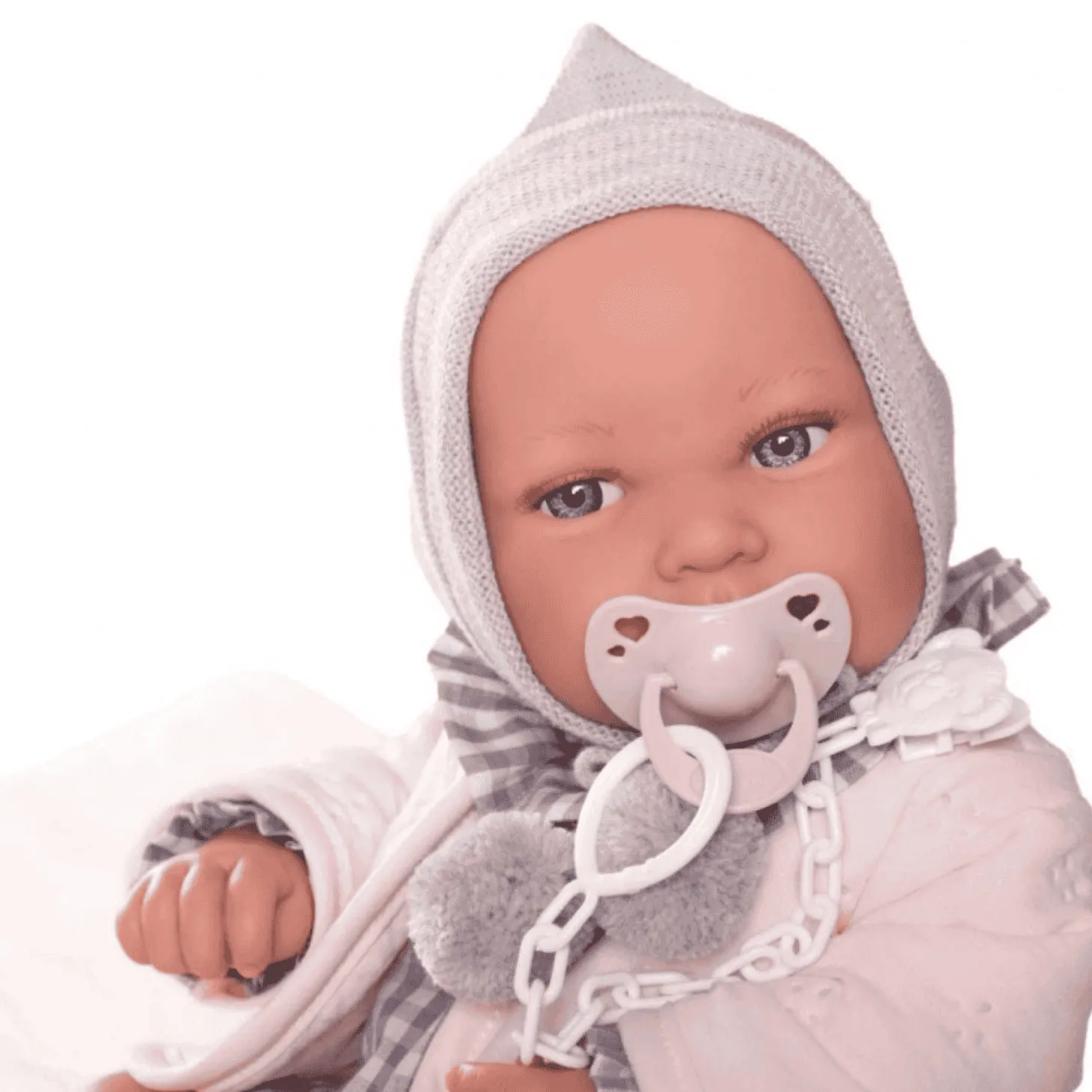 Muñeca Recién Nacida Pipa con Manta Acolchada - Antonio Juan
