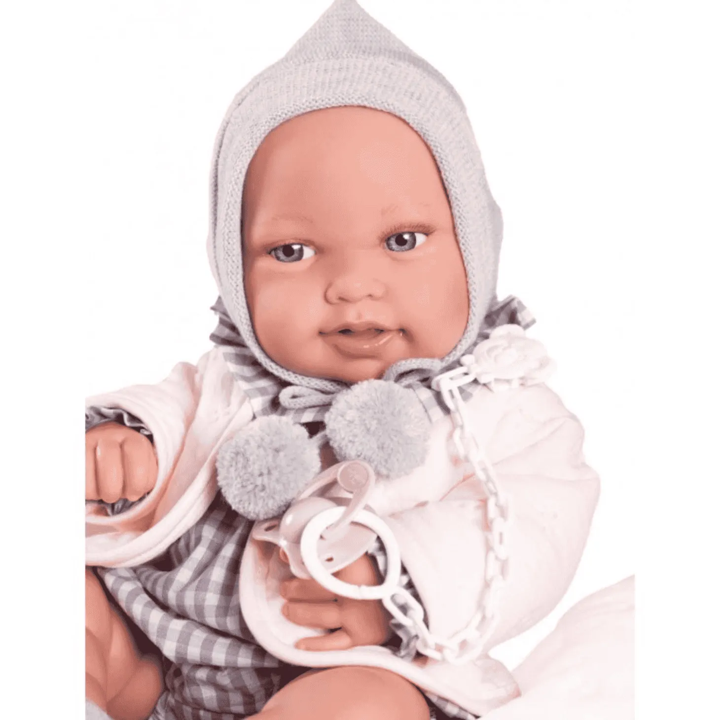 Muñeca Recién Nacida Pipa con Manta Acolchada - Antonio Juan