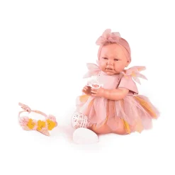 Muñecas Antonio Juan Mi Primer Reborn Daniela Hada con Diadema