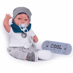 Muñecas Antonio Juan Recién Nacido Pipo Skater de 42 cm