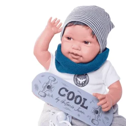 Muñecas Antonio Juan Recién Nacido Pipo Skater de 42 cm