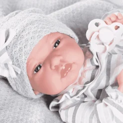 Muñecas Antonio Juan Recién Nacida Baby Toneta con Toquilla