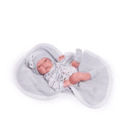 Muñecas Antonio Juan Recién Nacida Baby Toneta con Toquilla