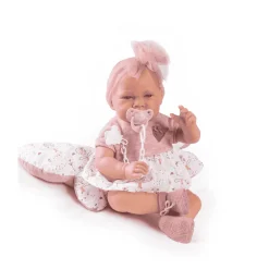 Muñecas Antonio Juan Recién Nacida con Cojín Mariposa 42 cm