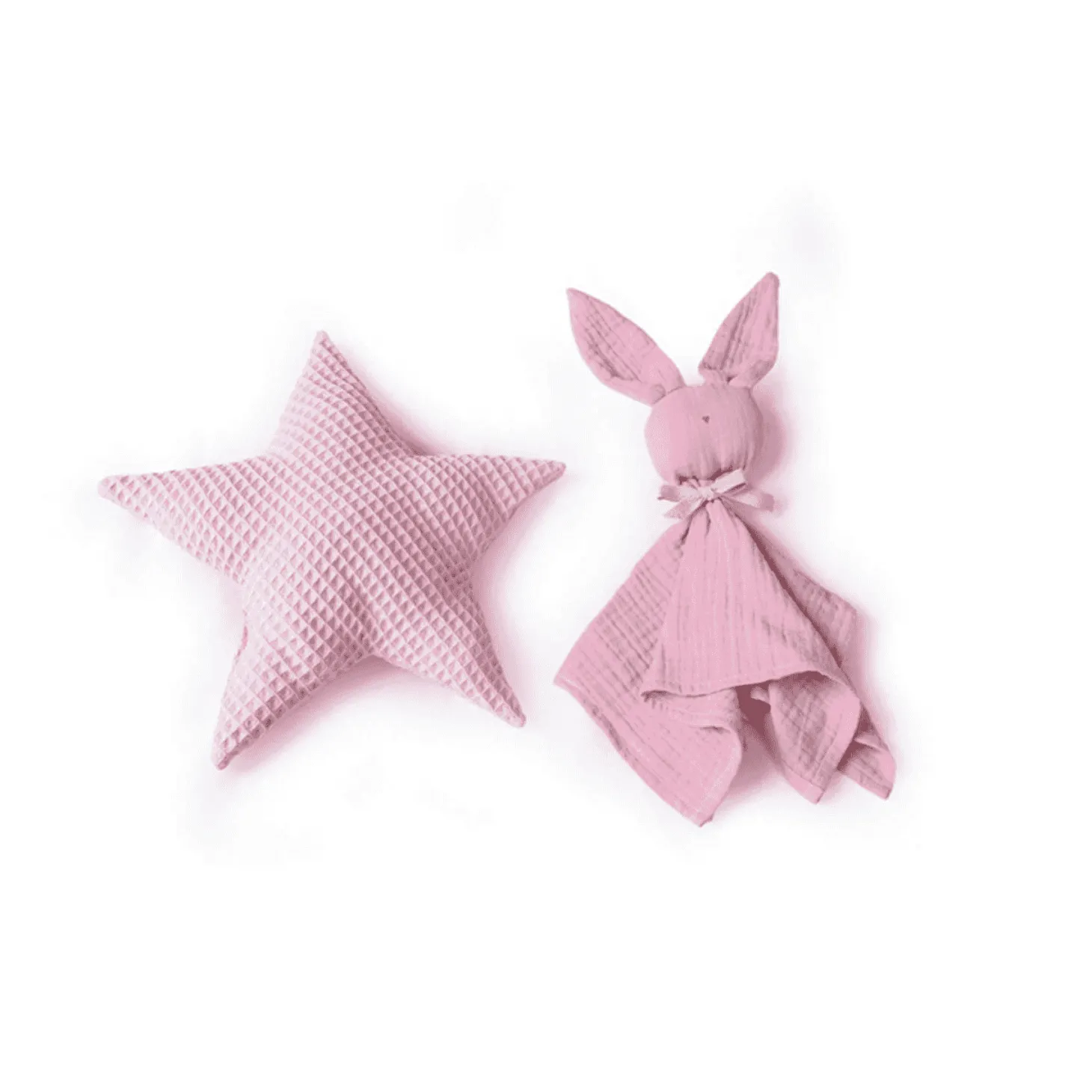 Muñecas Antonio Juan Recién Nacida con Dou Dou Conejito y Cojín Estrella