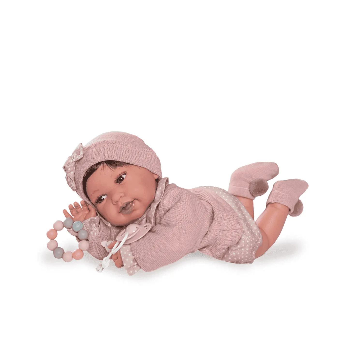 Muñecas Antonio Juan Recién Nacida Pipa Paseo con Mordedor 42 cm