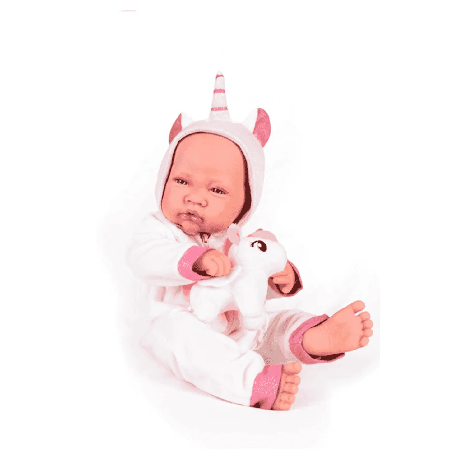 Muñecas Antonio Juan Recién Nacida con Disfraz de Unicornio