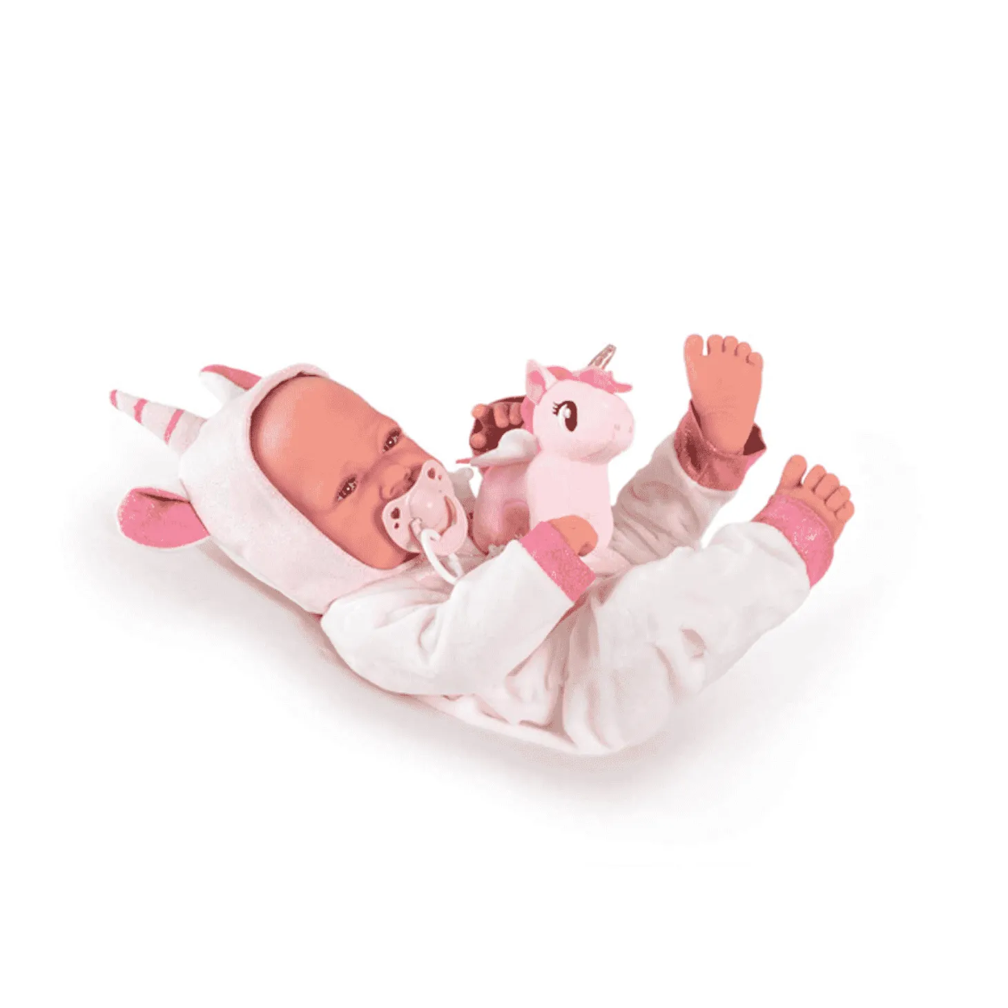 Muñecas Antonio Juan Recién Nacida con Disfraz de Unicornio
