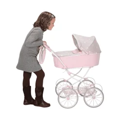 Muñecas Arias Coche con Capota Plegable Emma con Bolso