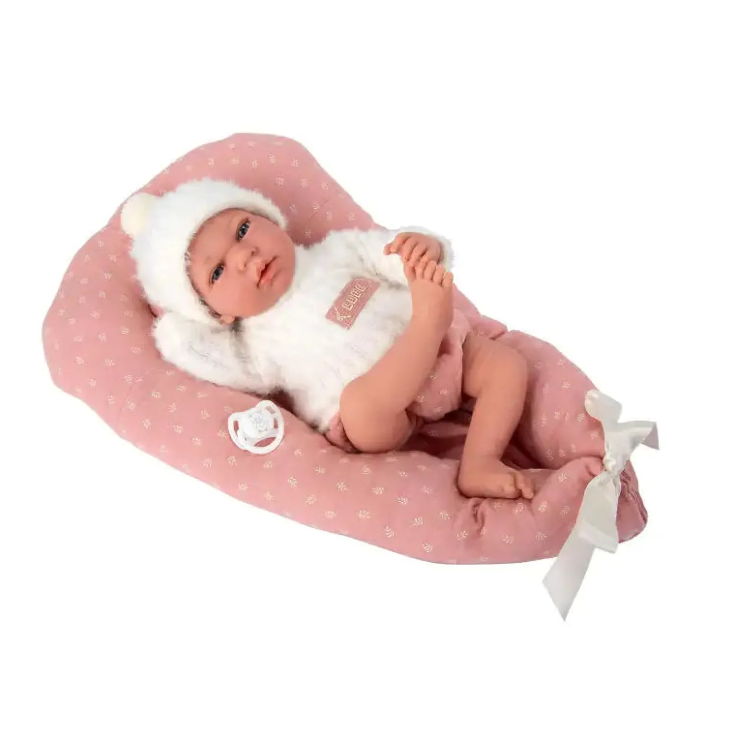 Muñeco Elegance Andie Rosa con Cojín 40 cm