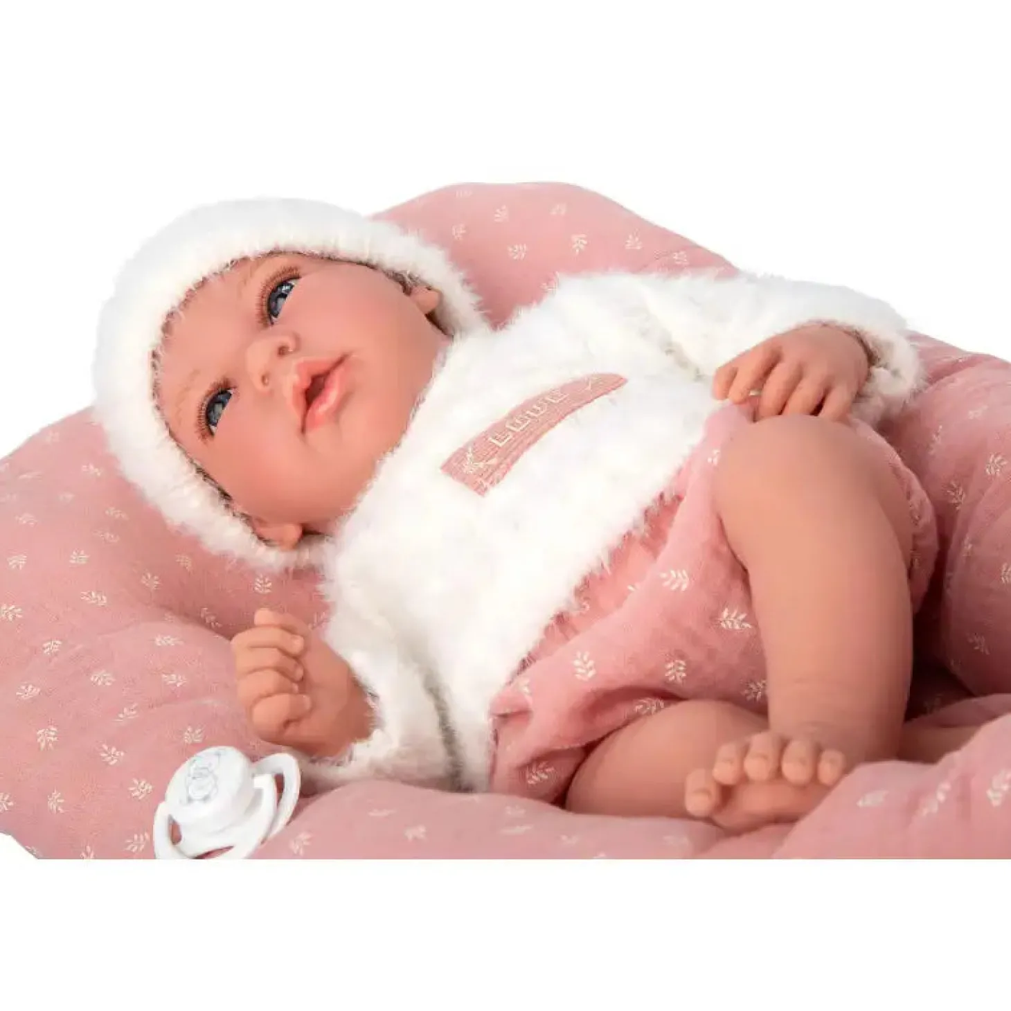 Muñeco Elegance Andie Rosa con Cojín 40 cm