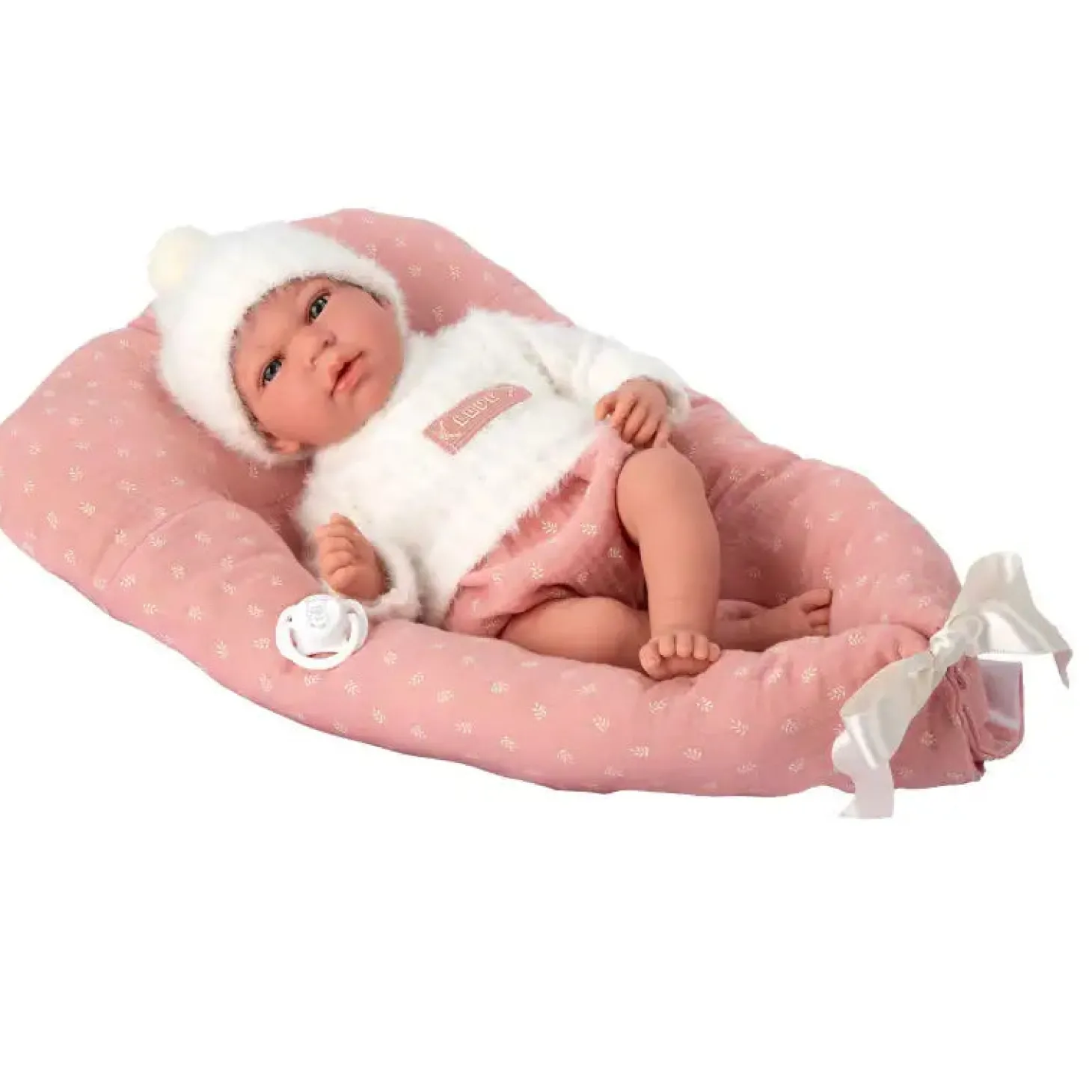 Muñeco Elegance Andie Rosa con Cojín 40 cm