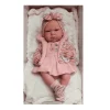 Muñeco Elegance de 40 cm bebé rosa cuerpo vinilo