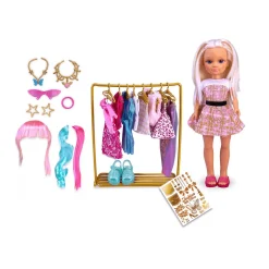 Nancy Vestidor de Looks Muñeca con Complementos