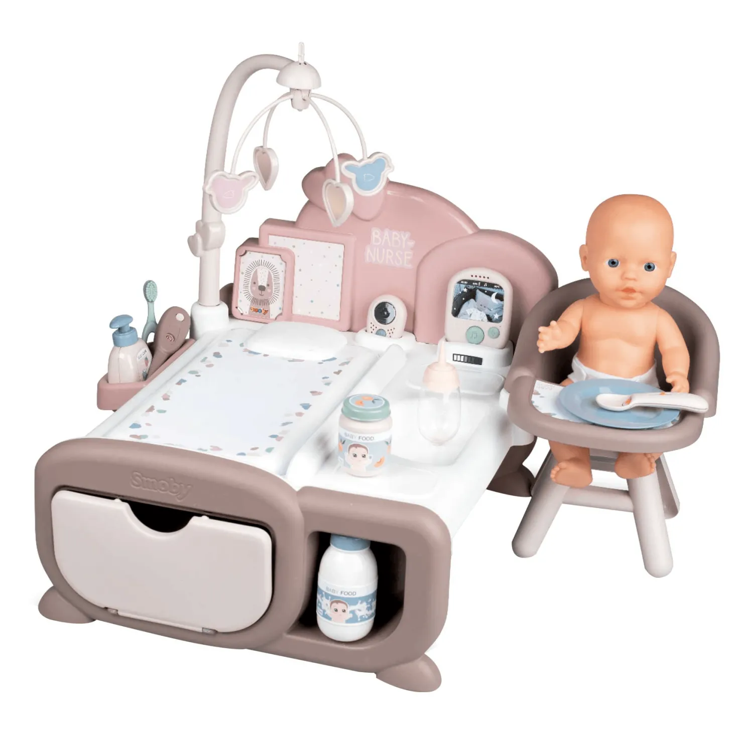 Nursery Electrónica 3 en 1 con Muñeca y Accesorios