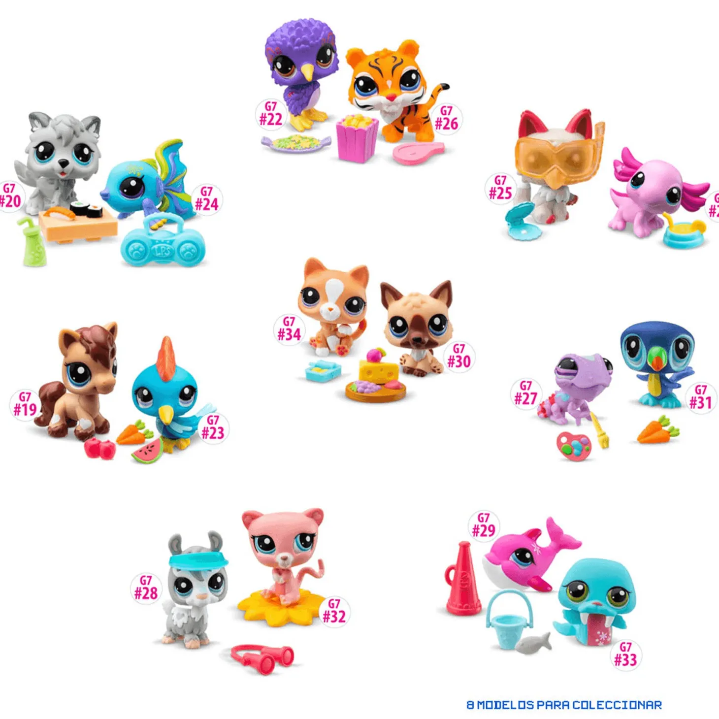 Pack De 2 Mascotas Littlest Pet Shop