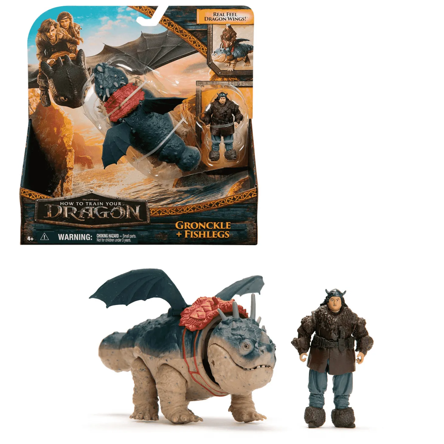 Pack de Figuras Patapez y Gronckle – Cómo Entrenar a tu Dragón