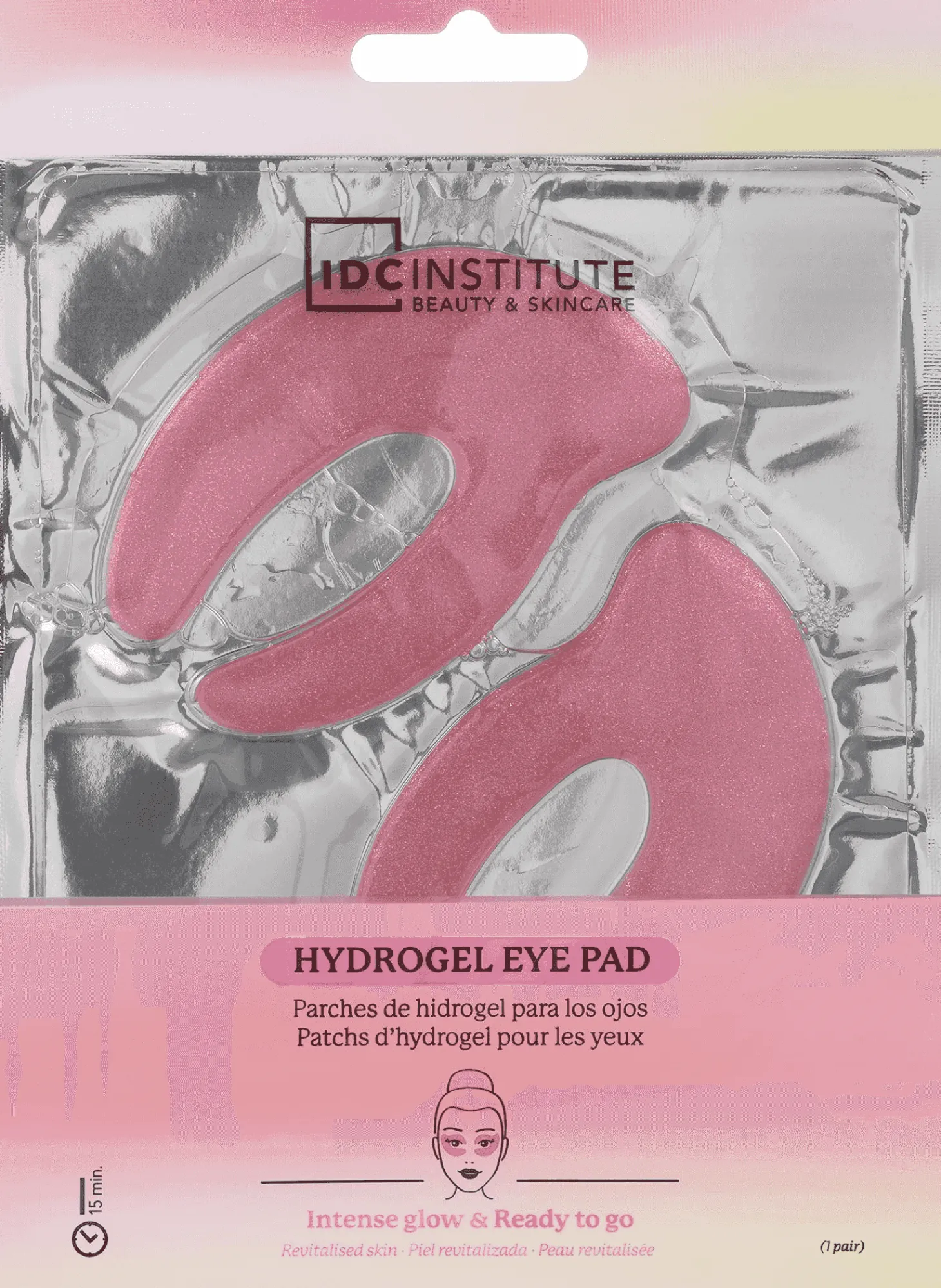 Parches de Hidrogel en Forma de C Glitter IDC Institute