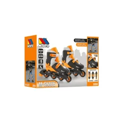 Patines en línea 4 en 1 naranjas ajustables Moltó