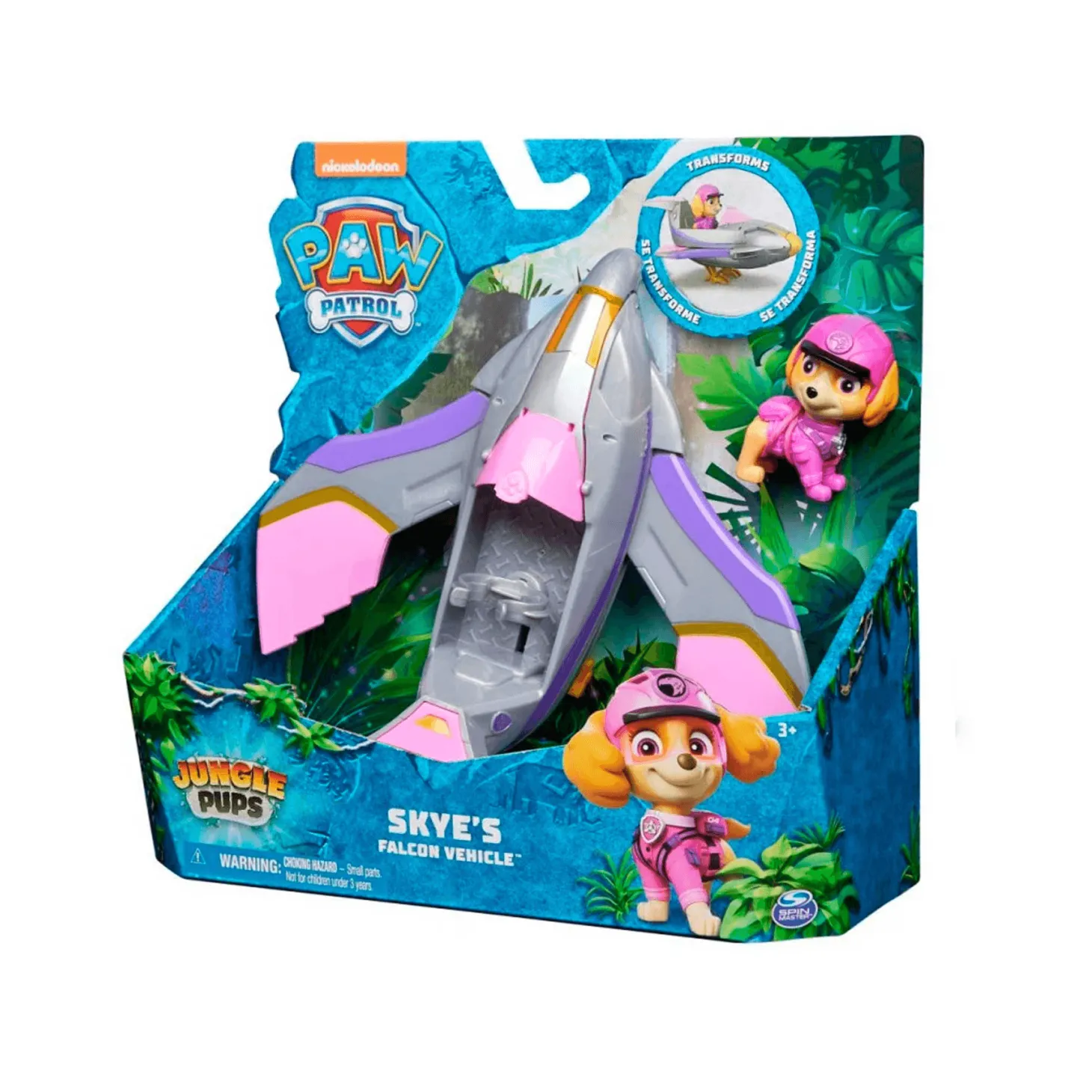 Paw Patrol Jungle Pups Vehículo Falcon de Skye