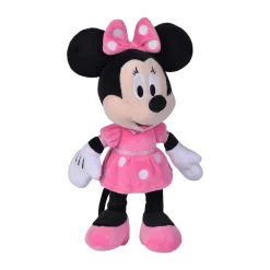 Peluche Minnie Con Vestido Rosa 25 cm