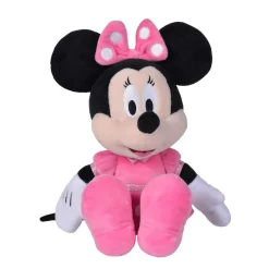 Peluche Minnie Con Vestido Rosa 25 cm