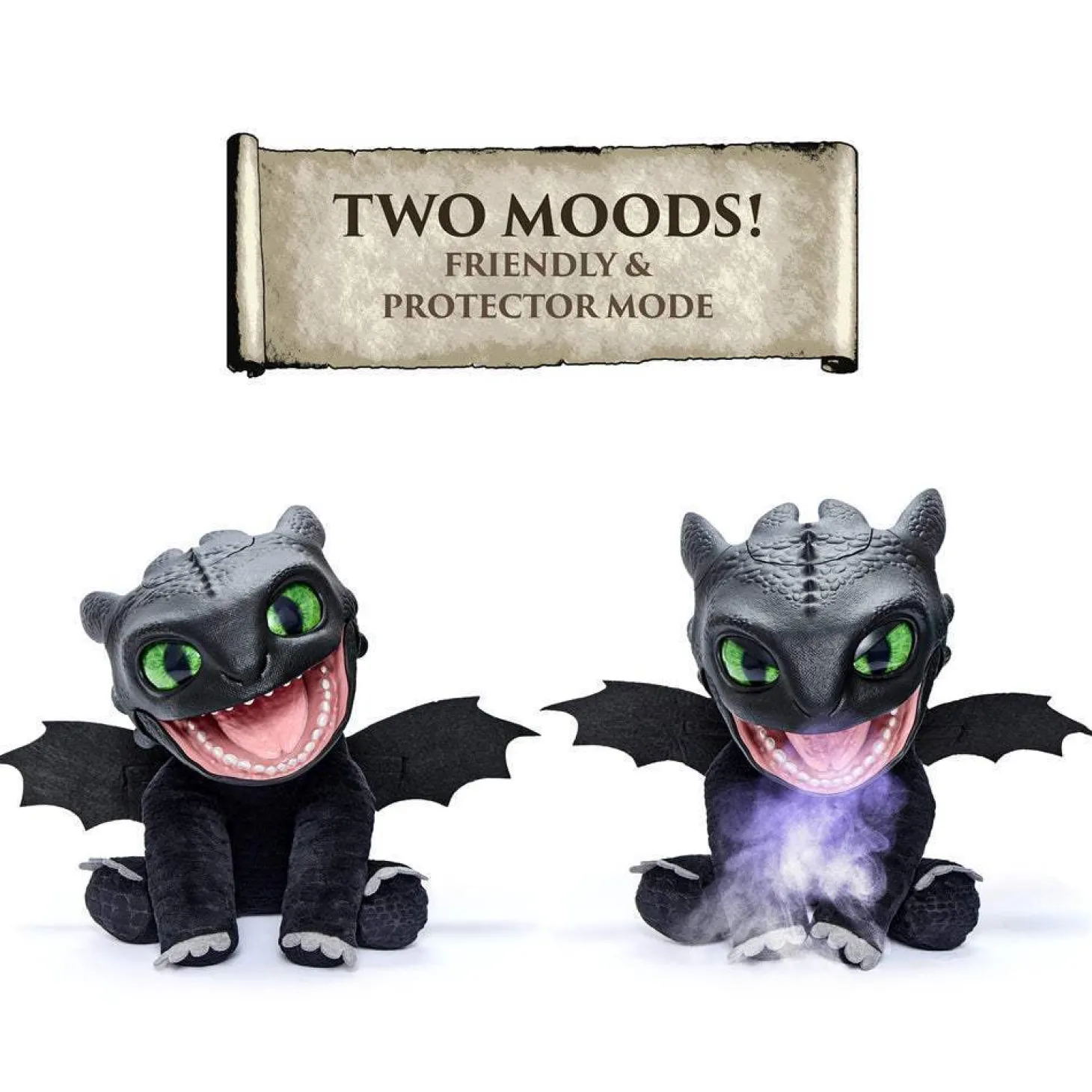 Peluche Real FX Desdentado – ¡Haz que el dragón cobre vida en tus manos!