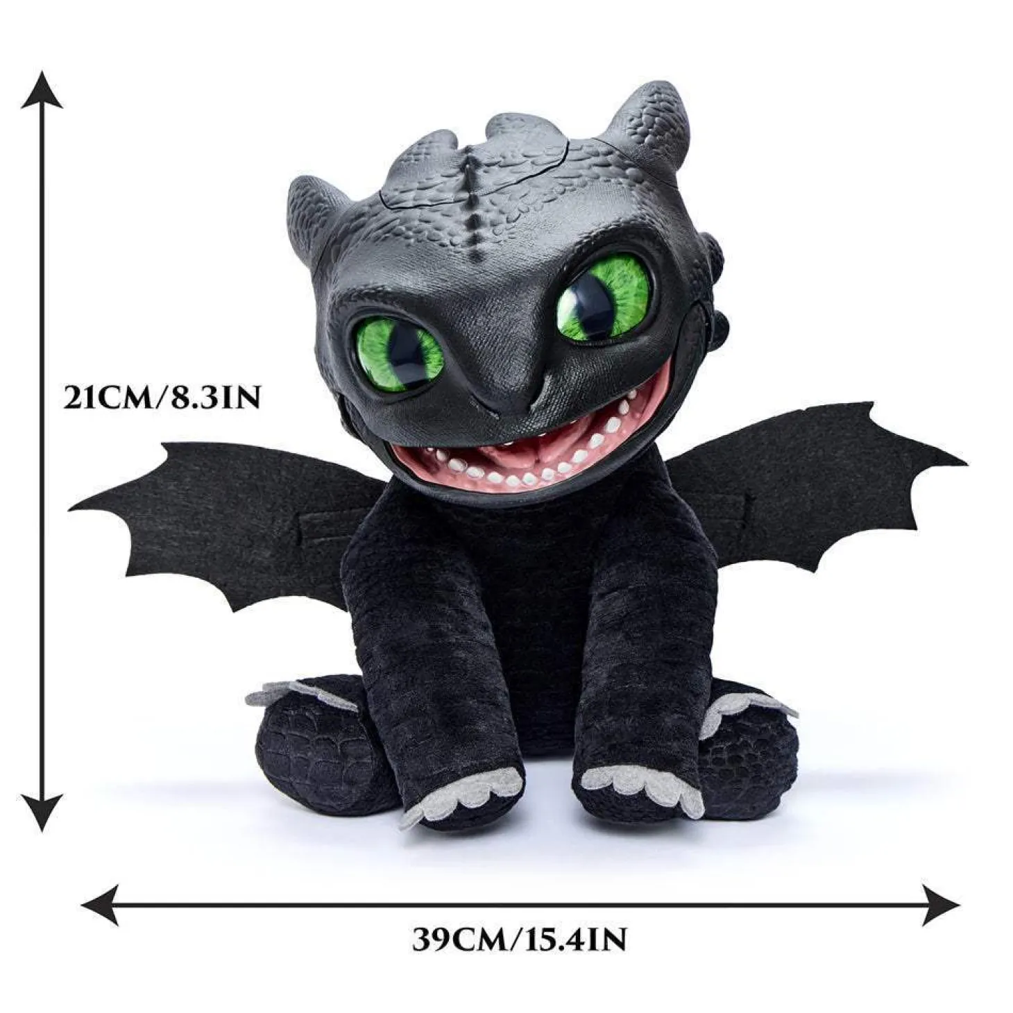 Peluche Real FX Desdentado – ¡Haz que el dragón cobre vida en tus manos!