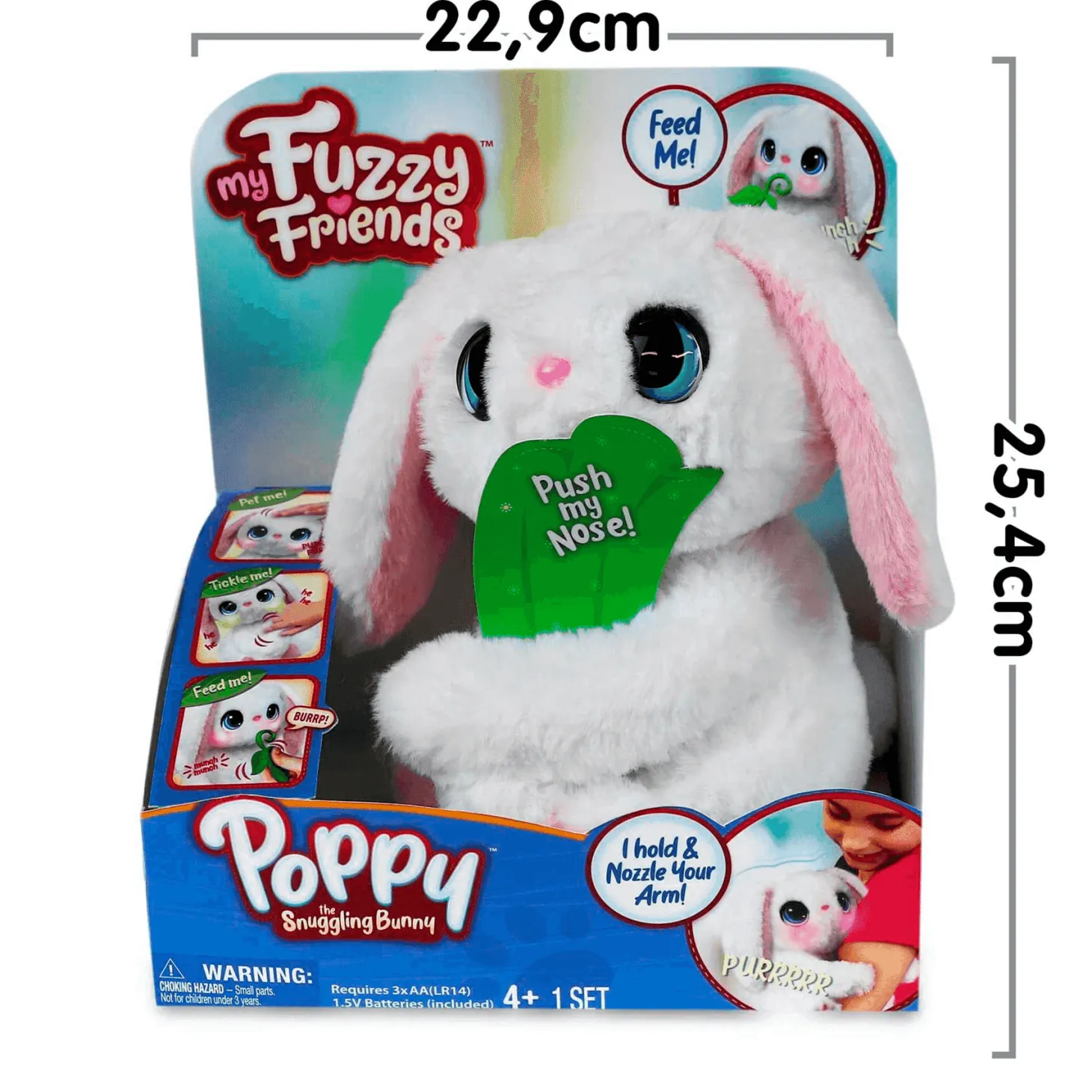Peluche Snuggling Bunny Poppy