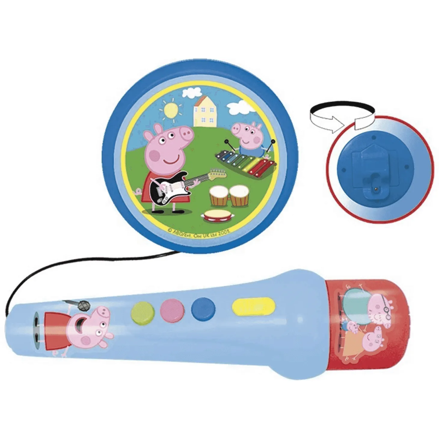 Peppa Pig Micrófono con amplificador